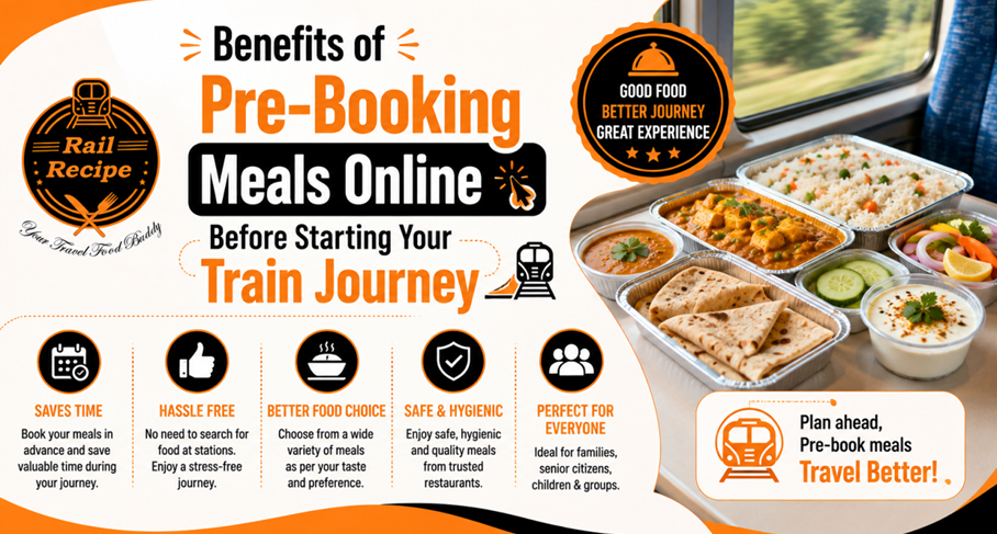 Pre-Booking Meals Online Before Starting Your Train Journey