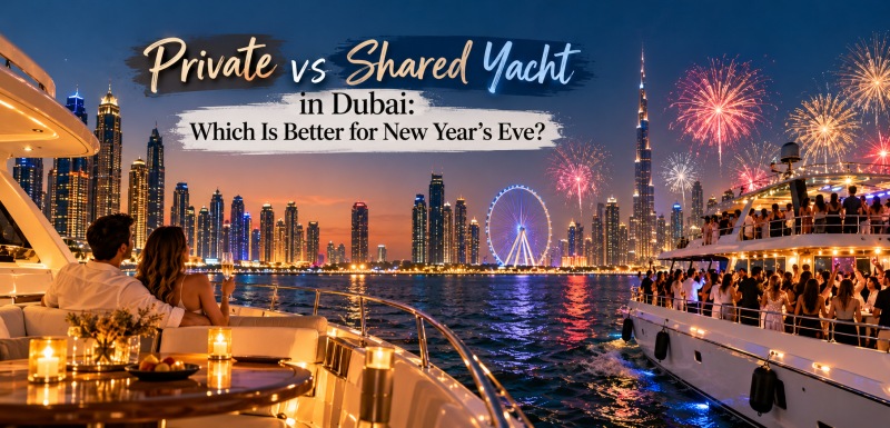 New year yacht party Dubai